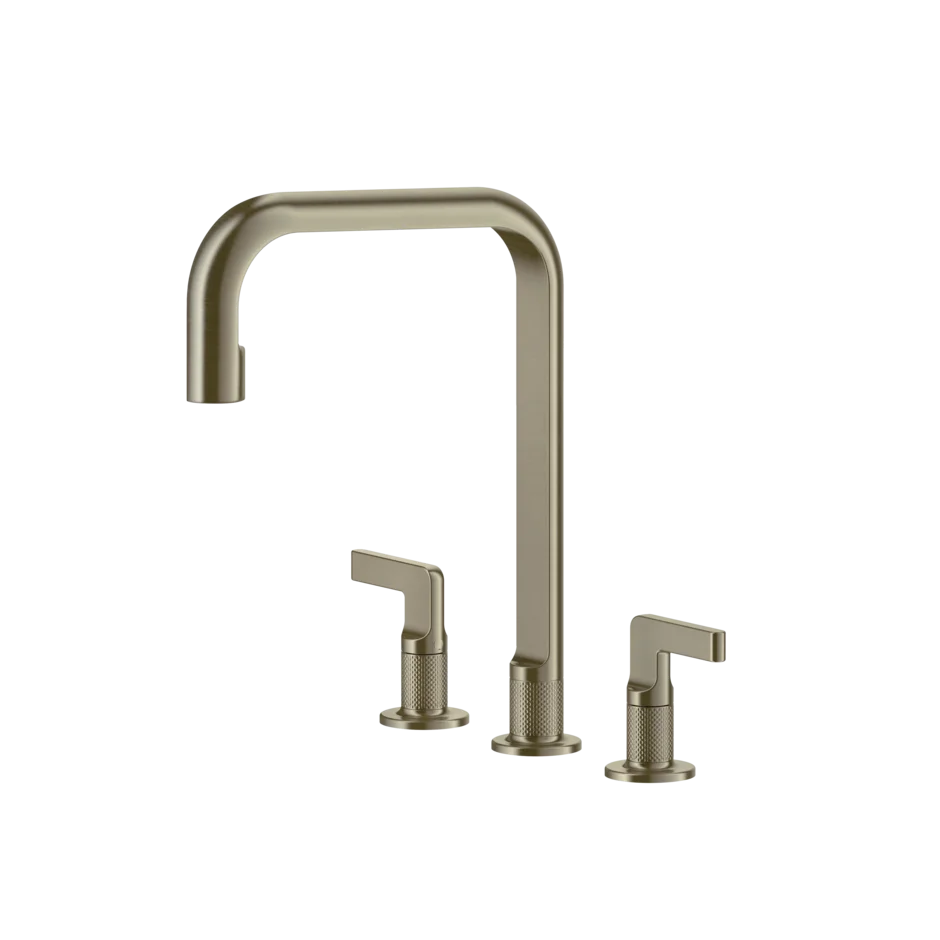 Смеситель для раковины 58701 149 Gessi Inciso МАТОВЫЙ НИКЕЛЬ FINOX 58701149