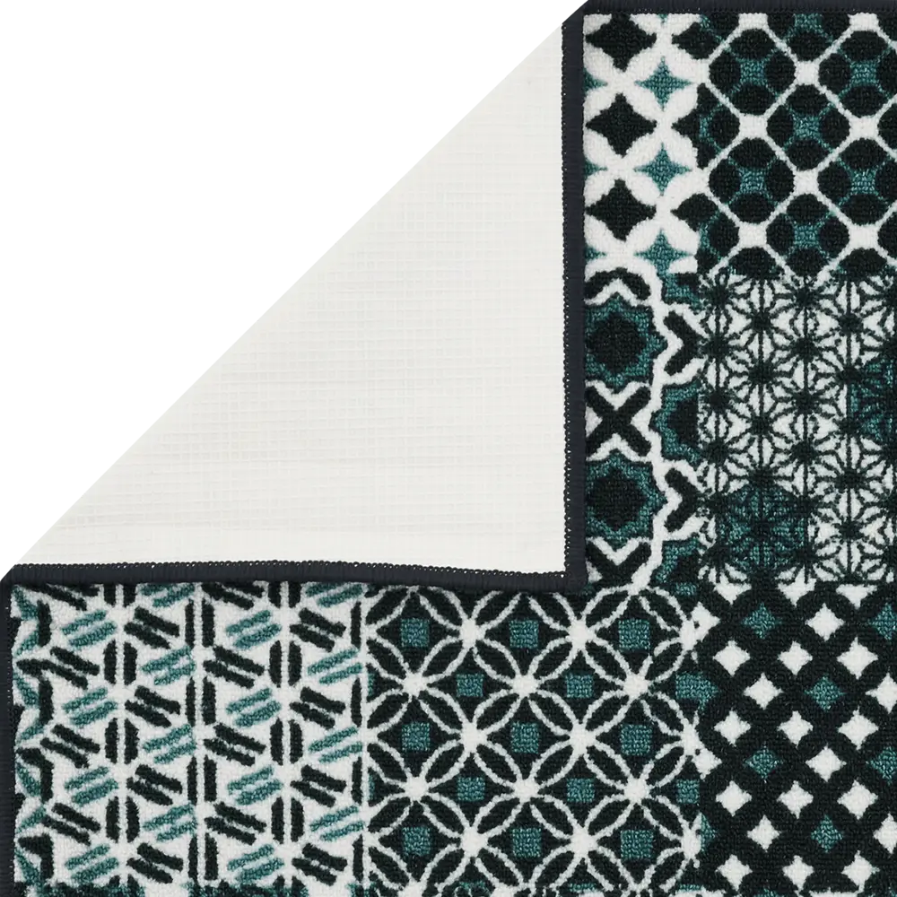 Коврик декоративный нейлон Кристалл 80x200 см цвет синий CTIM STLM-2145386 - Вид №4