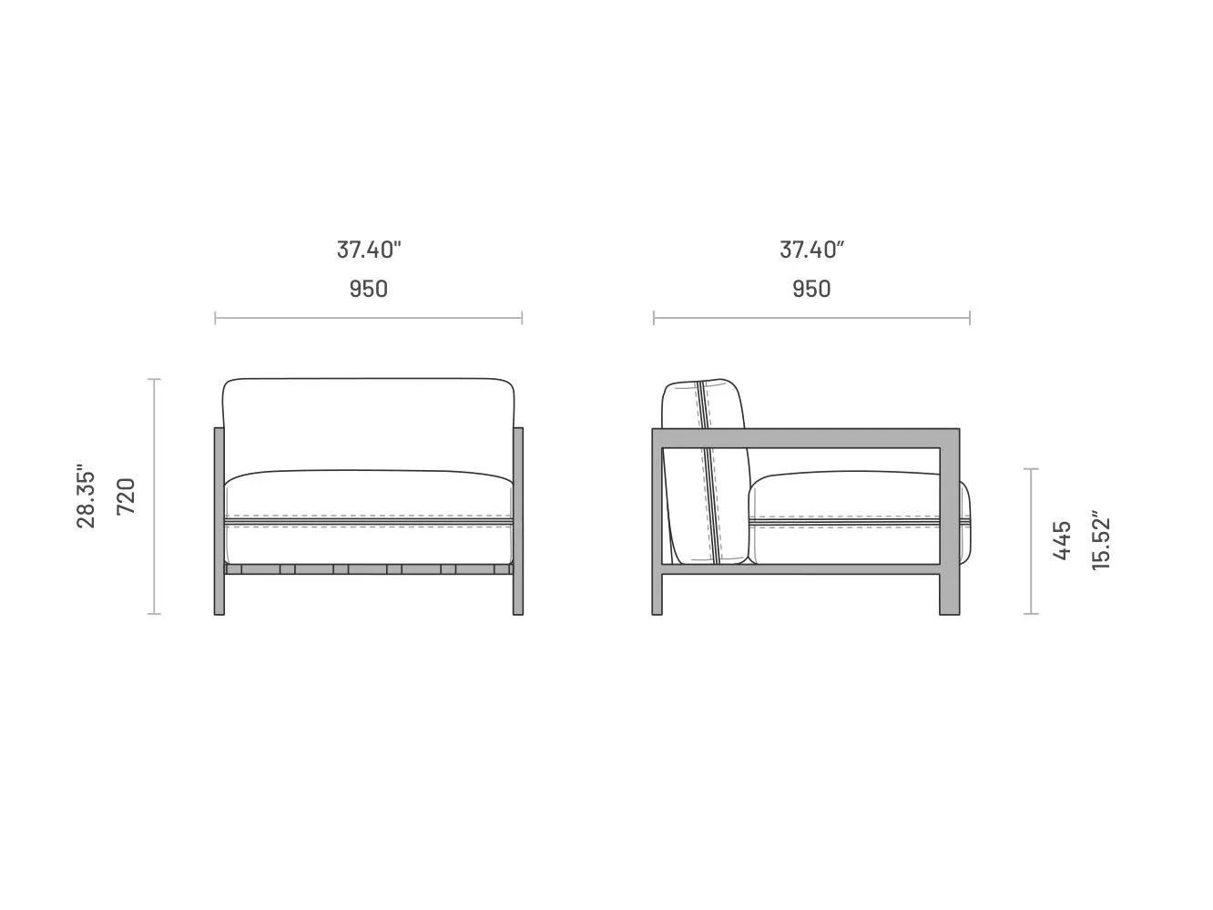 Садовое кресло с подлокотниками Domkapa ARCH-00056998 - Вид №4