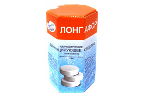 15125677 Лонгафор-200г/1кг коробка, медленнорастворимые таблетки для непрерывной хлорной дезинфекции воды МАРКОПУЛ КЕМИКЛС