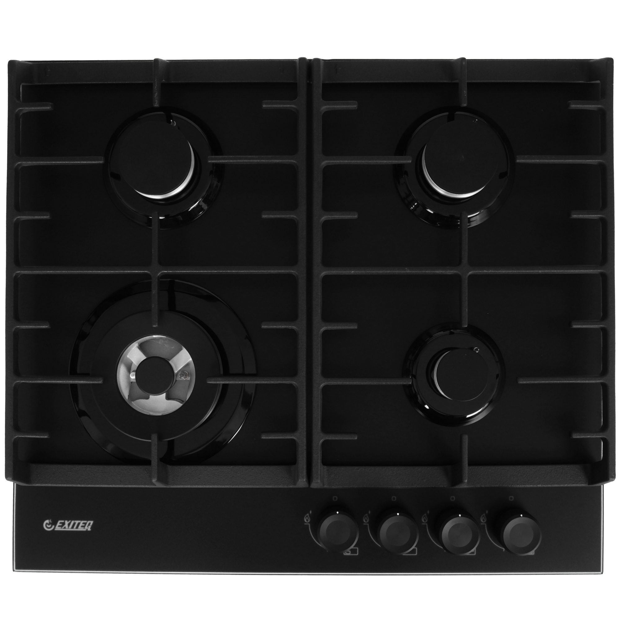 9283388 Газовая варочная поверхность EXITEQ EXH-207 black matt STDN-0030428