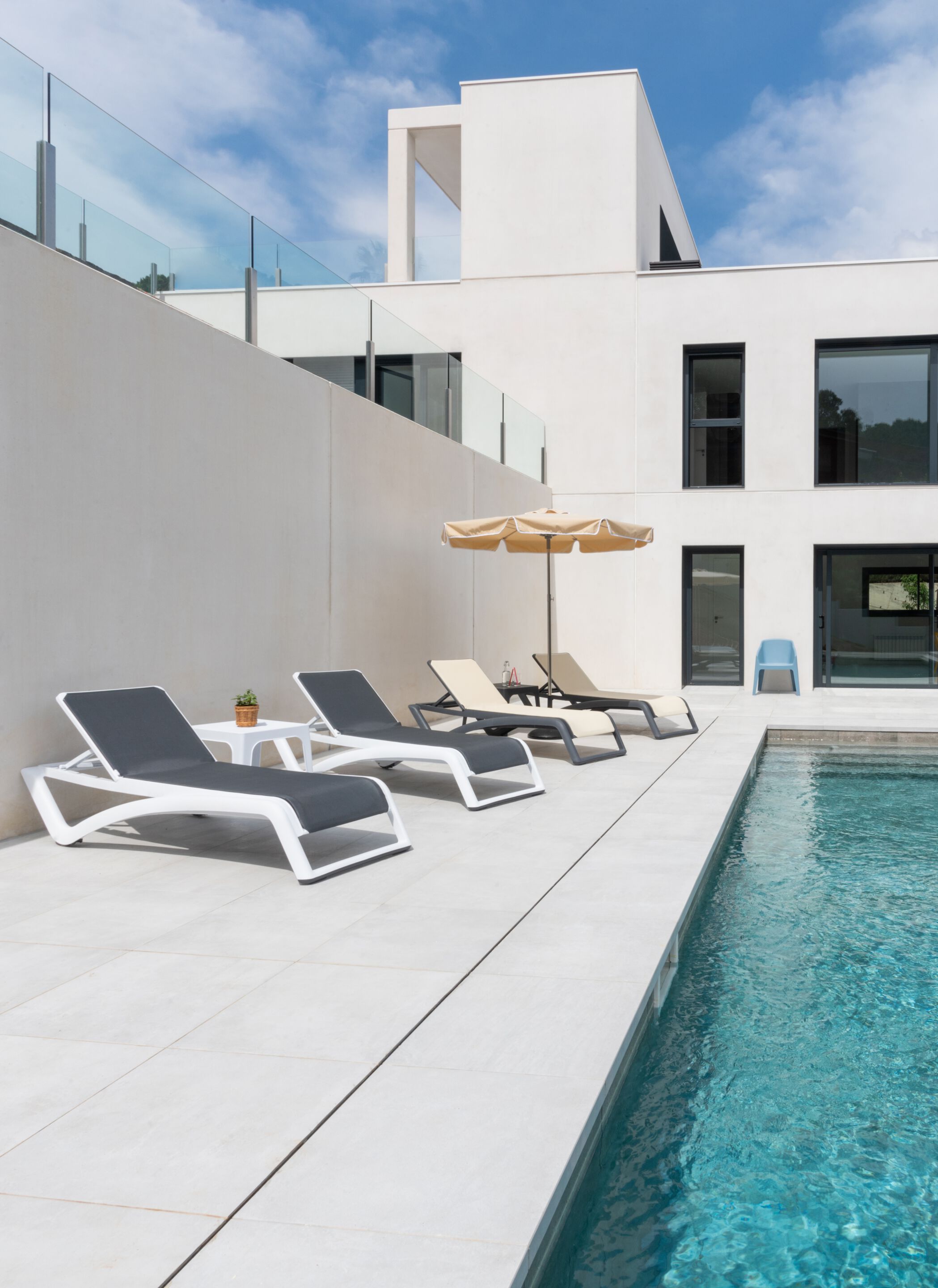 Лежак для сада с колесами Resol Sky ARCH-00062500 - Вид №1