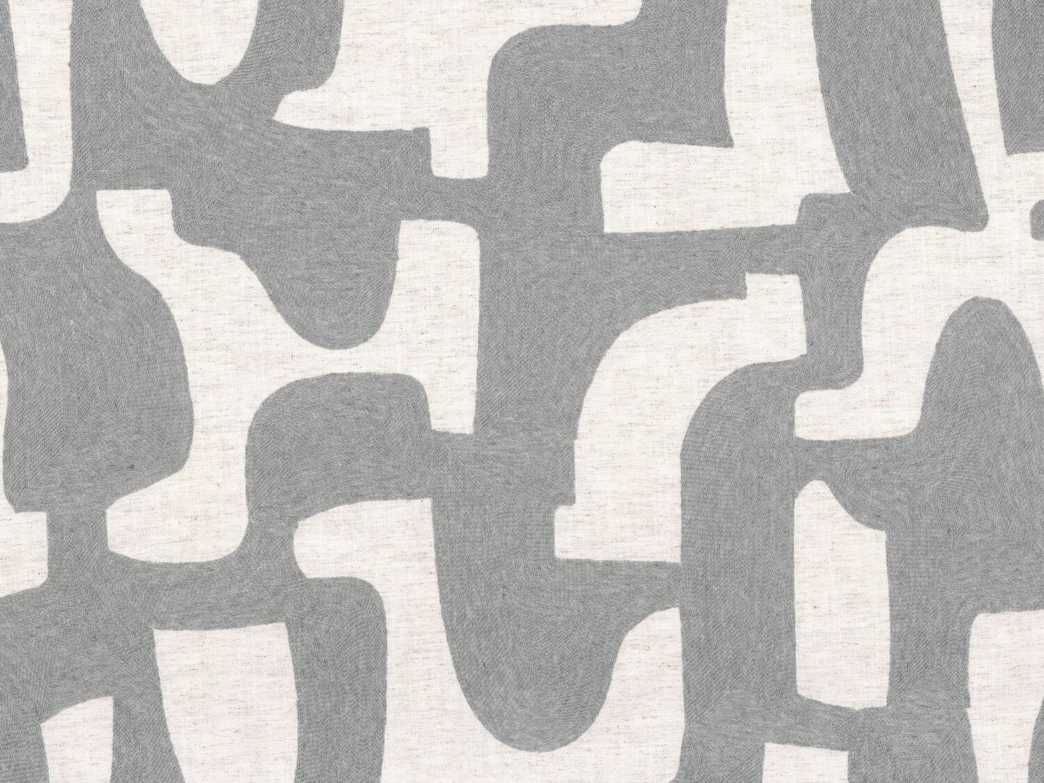 Вышитая ткань из хлопка, вискозы и льна Casamance Luminescence ARCH-00036835