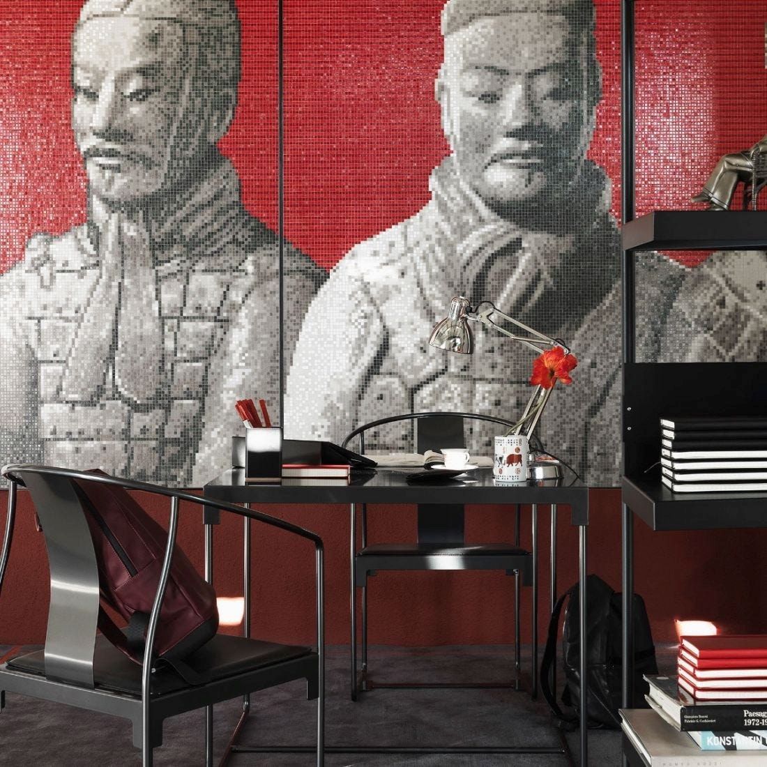 Регулируемая металлическая настольная лампа FontanaArte Naska ARCH-00040936 - Вид №6