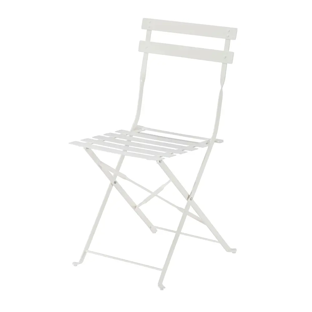 Стул Naterial Flora Origami складной 47х41х80 см сталь кремовый STLM-2056142