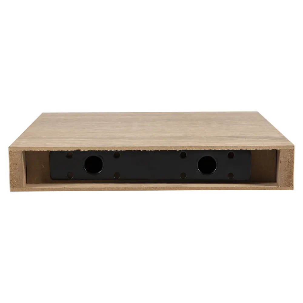 Настенная полка KONSENSA 23x23.5 см со скрытым креплением МДФ цвет ду STLM-2074936 - Вид №5