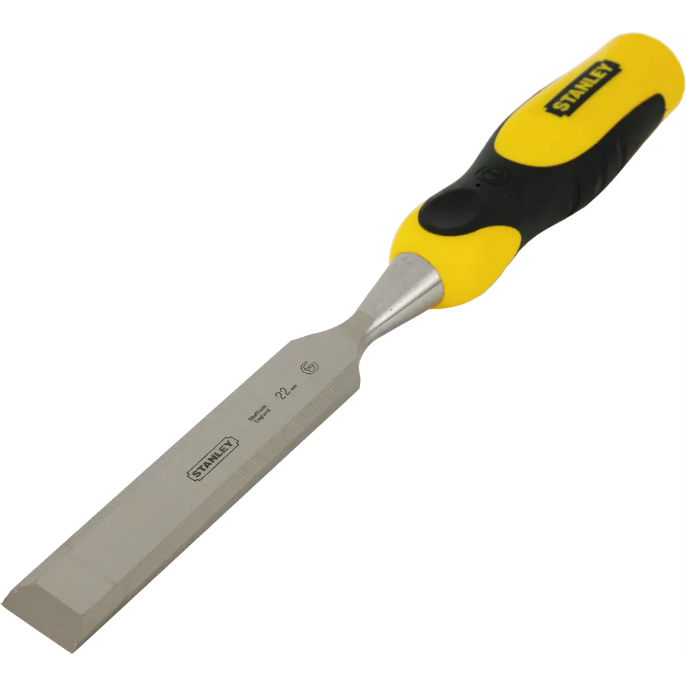 Стамеска Stanley Dynagrip 22 мм с двухкомпонентной ручкой STLM-2021406