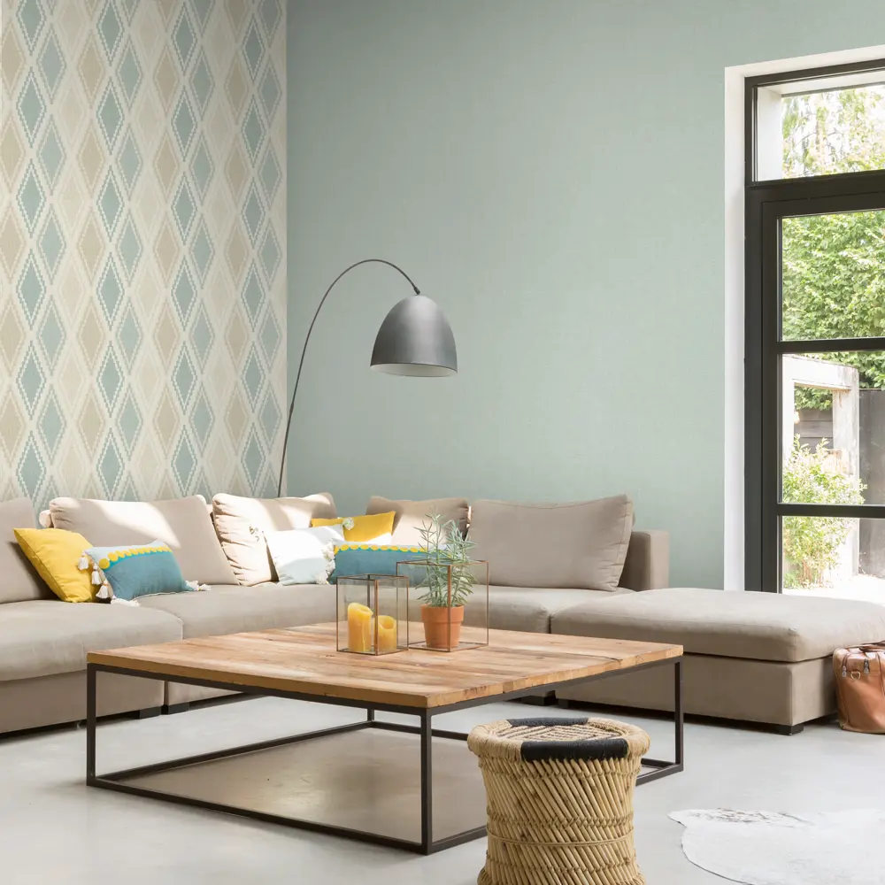 Обои флизелиновые Inspire Fabrik бирюзовые 1.06 м Laguna 6 STLM-2097639 - Вид №5