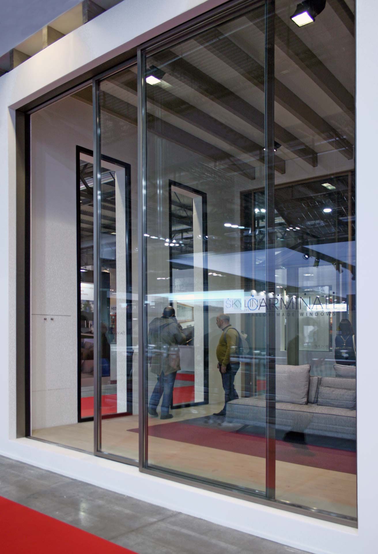 Стальная раздвижная дверь-окно с двойным остеклением Carminati Skyline System ARCH-00135510 - Вид №4