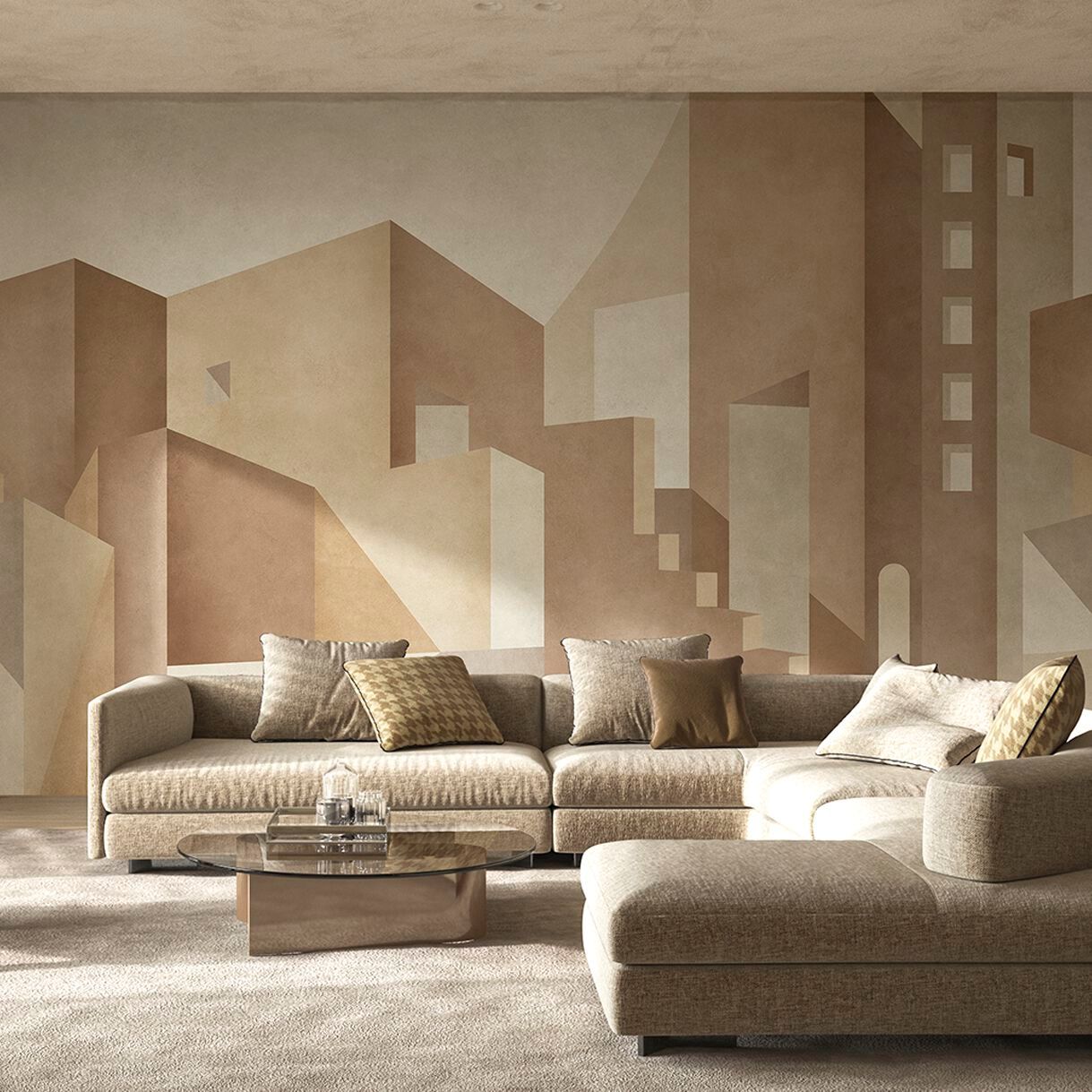 Геометрические обои MILLE997 Geoline ARCH-00075291 - Вид №1