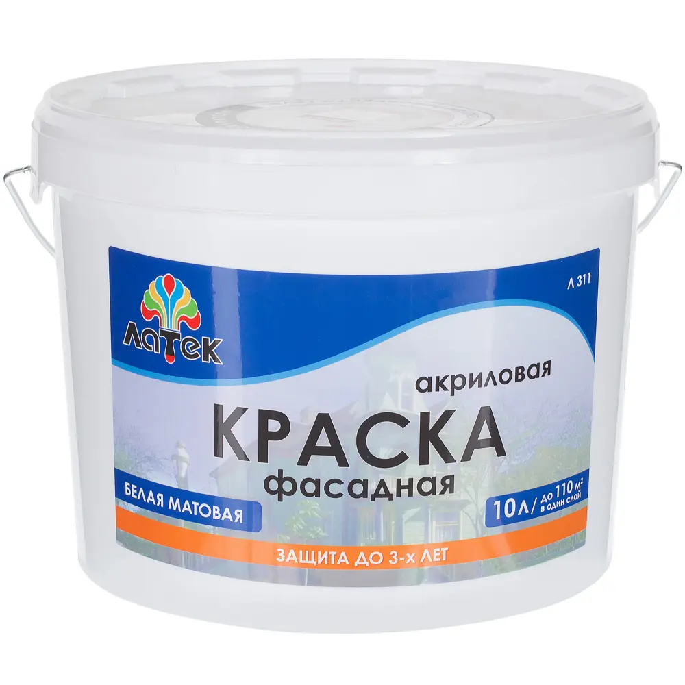 Краска для фасадов Латек, 15 кг 14043909 STLM-2135142 