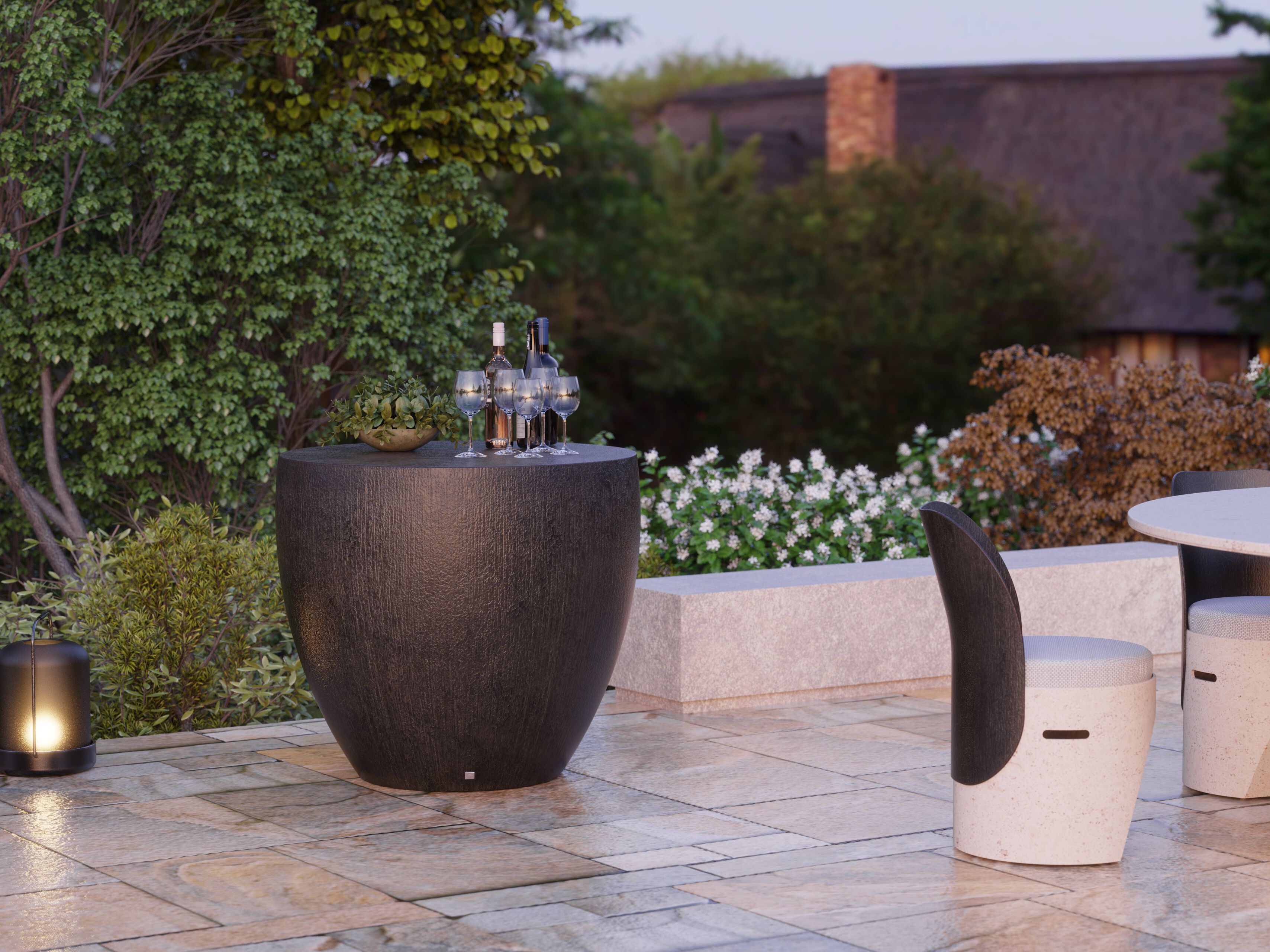 Круглый стол из стекловолокна GANSK BARREL ARCH-00137567 - Вид №4