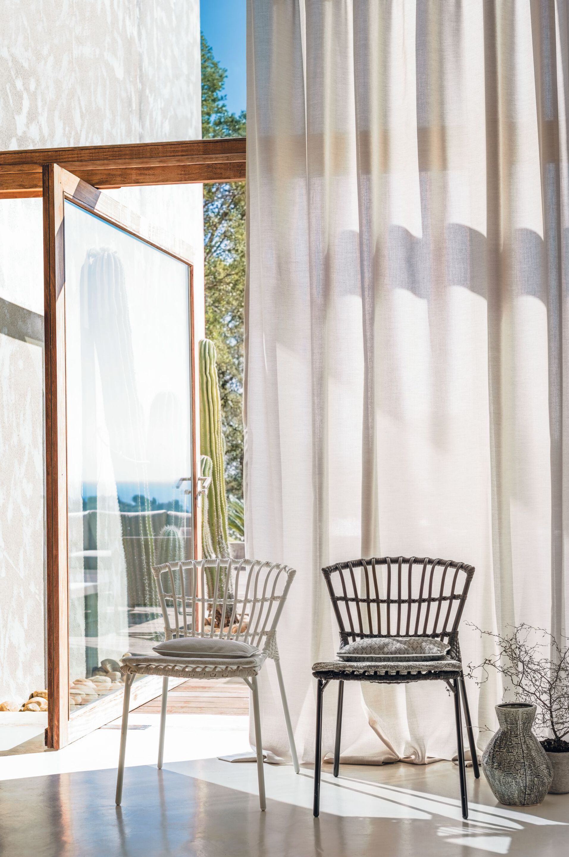 Однотонная моющаяся ткань для наружного применения Casamance Amorgos ARCH-00050232 - Вид №1