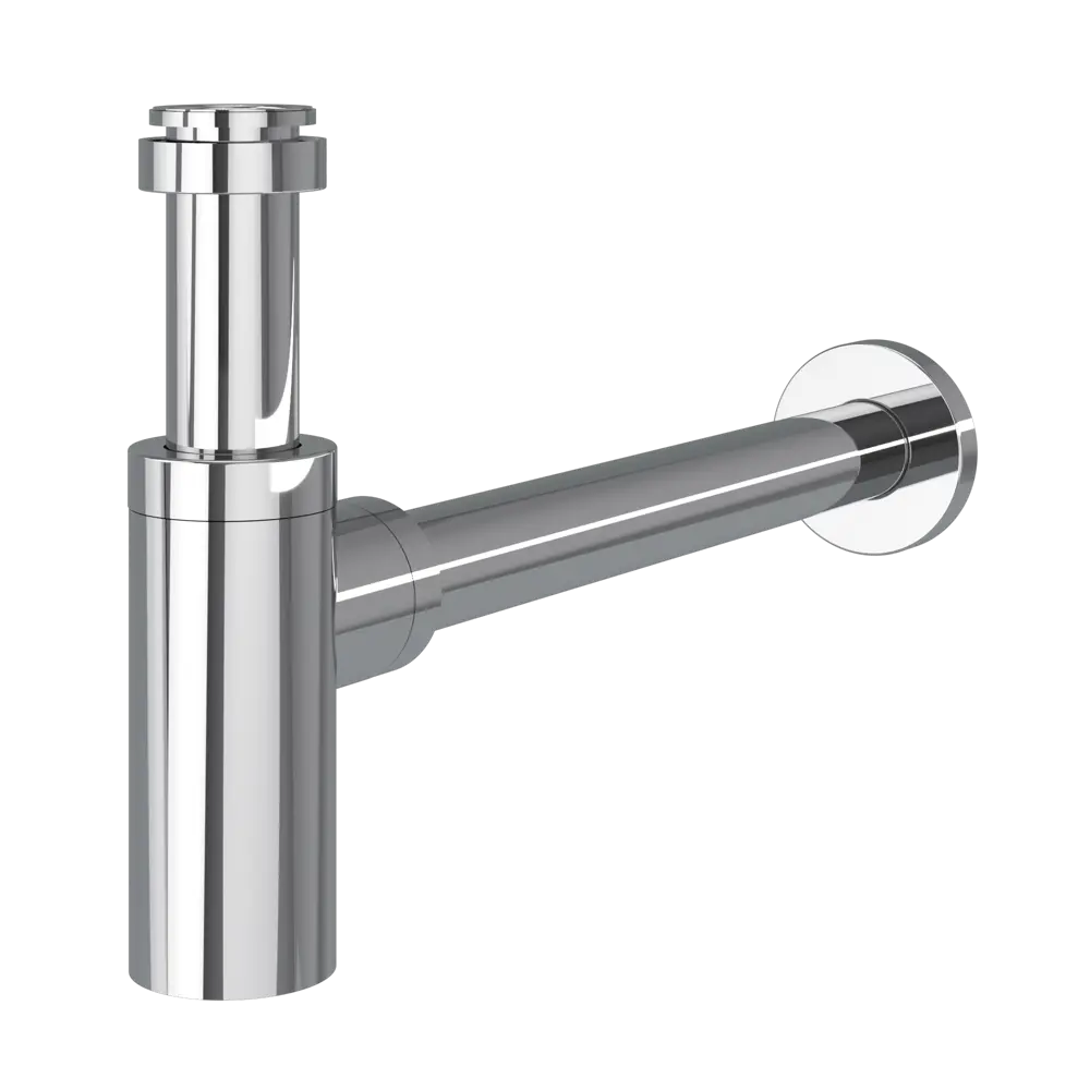 Сифон бутылочный MONLID для раковины без перелива хром 89374494 STLM-1562970
