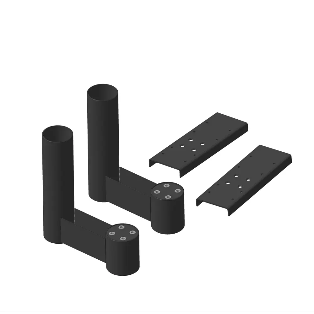 Каркас для крыльца 2 ступени черный УЛИЧНЫЕ ЛЕСТНИЦЫ STLM-2121051 - Вид №1