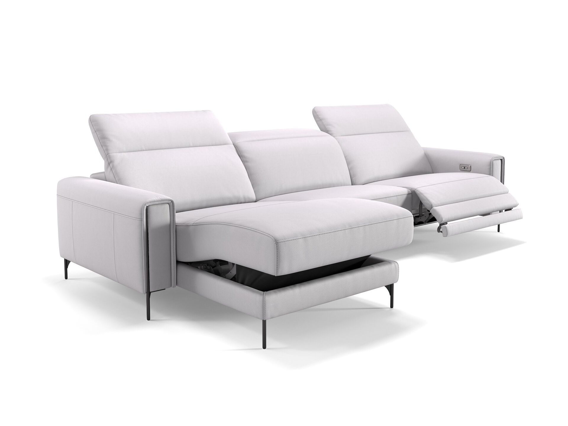 Кожаный диван с полуостровом Sofanella Bellagio ARCH-00058985