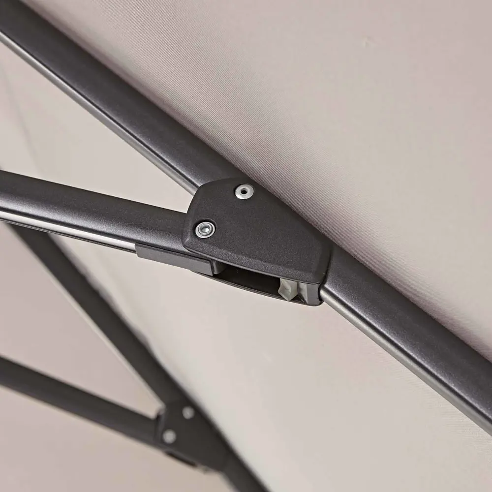 Зонт садовый Naterial Sonora 2.8х3.9 м бежевый с подставкой STLM-2005796 - Вид №14