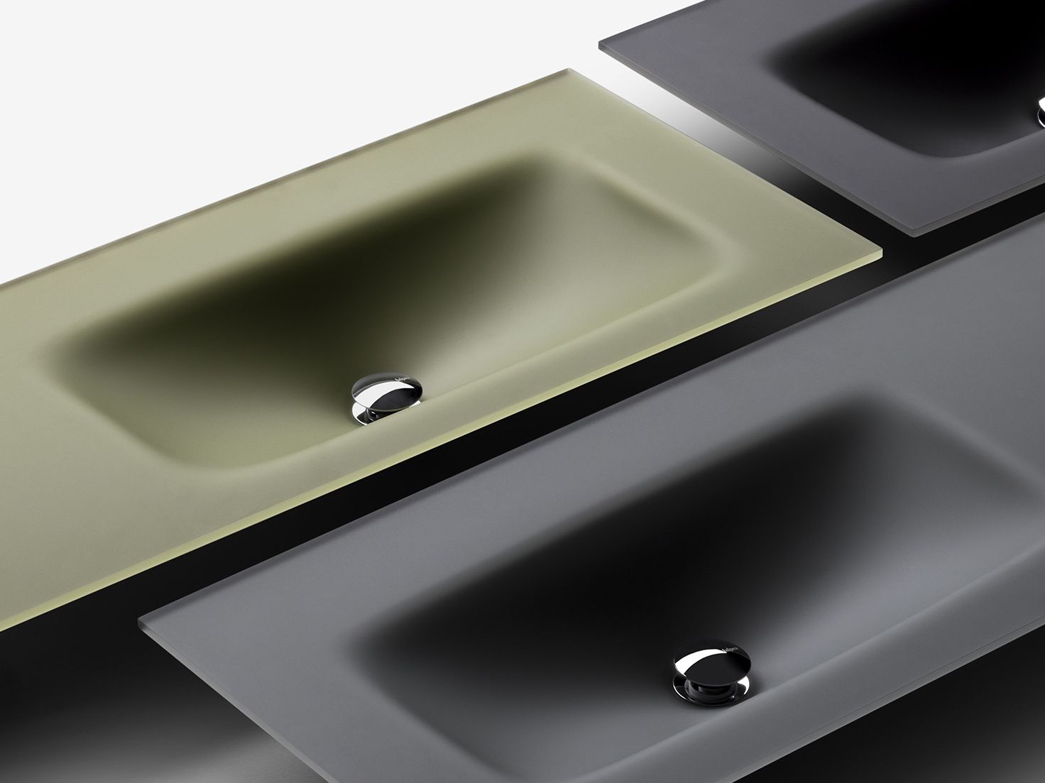 Раковина из матового стекла с столешницей Falper VETRO ARCH-00024190