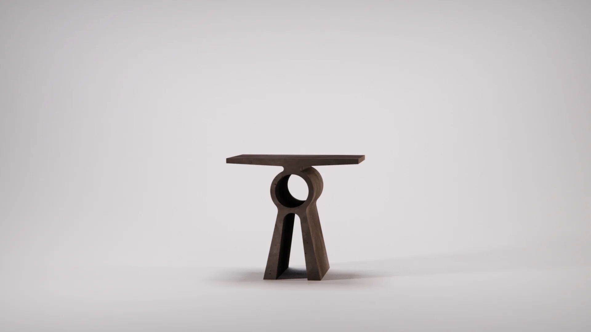 Прямоугольный бетонный журнальный столик Forma&Cemento Abecedario ARCH-00125063 - Вид №9