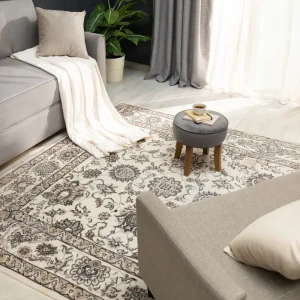 Ковер полипропилен Люкс L009 150x230 см цвет бежевый