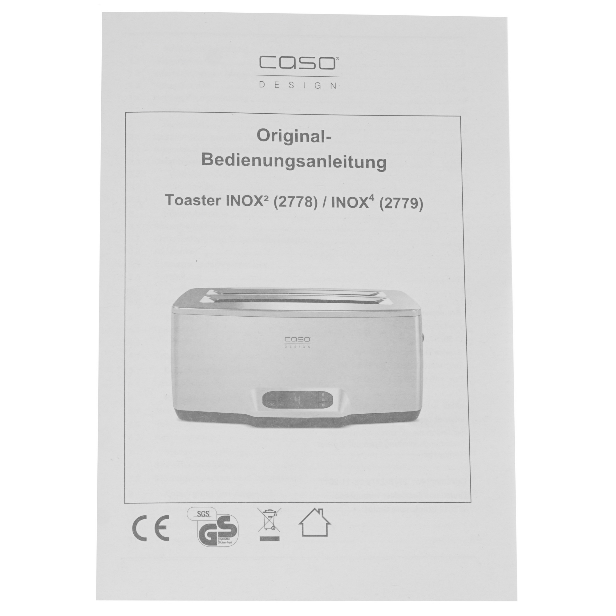 8117470 Тостер CASO Inox 4 серебристый STDN-0004206 - Вид №7