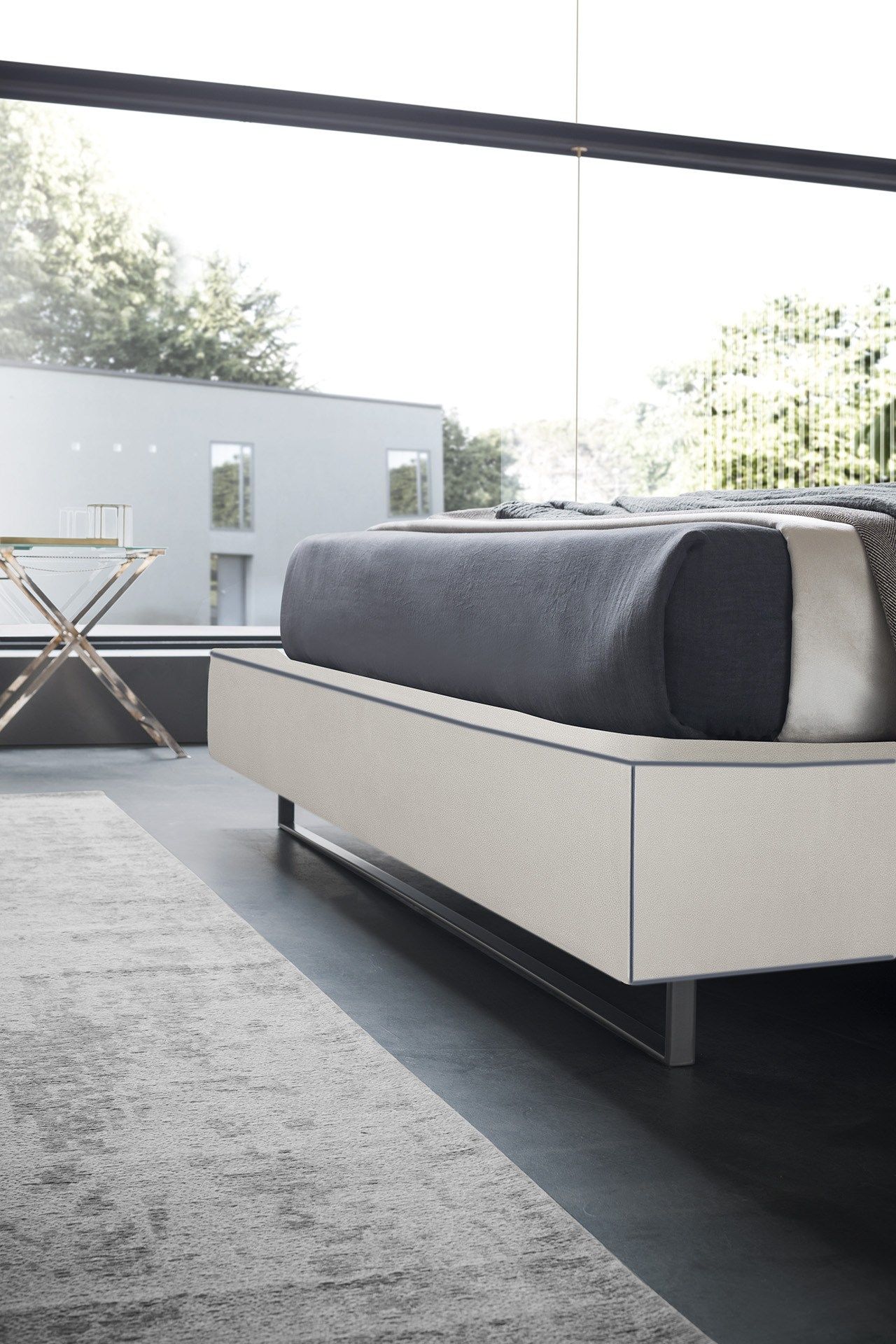 Двуспальная кровать для хранения ткани с мягким изголовьем Felis Bedstories ARCH-00105228 - Вид №6