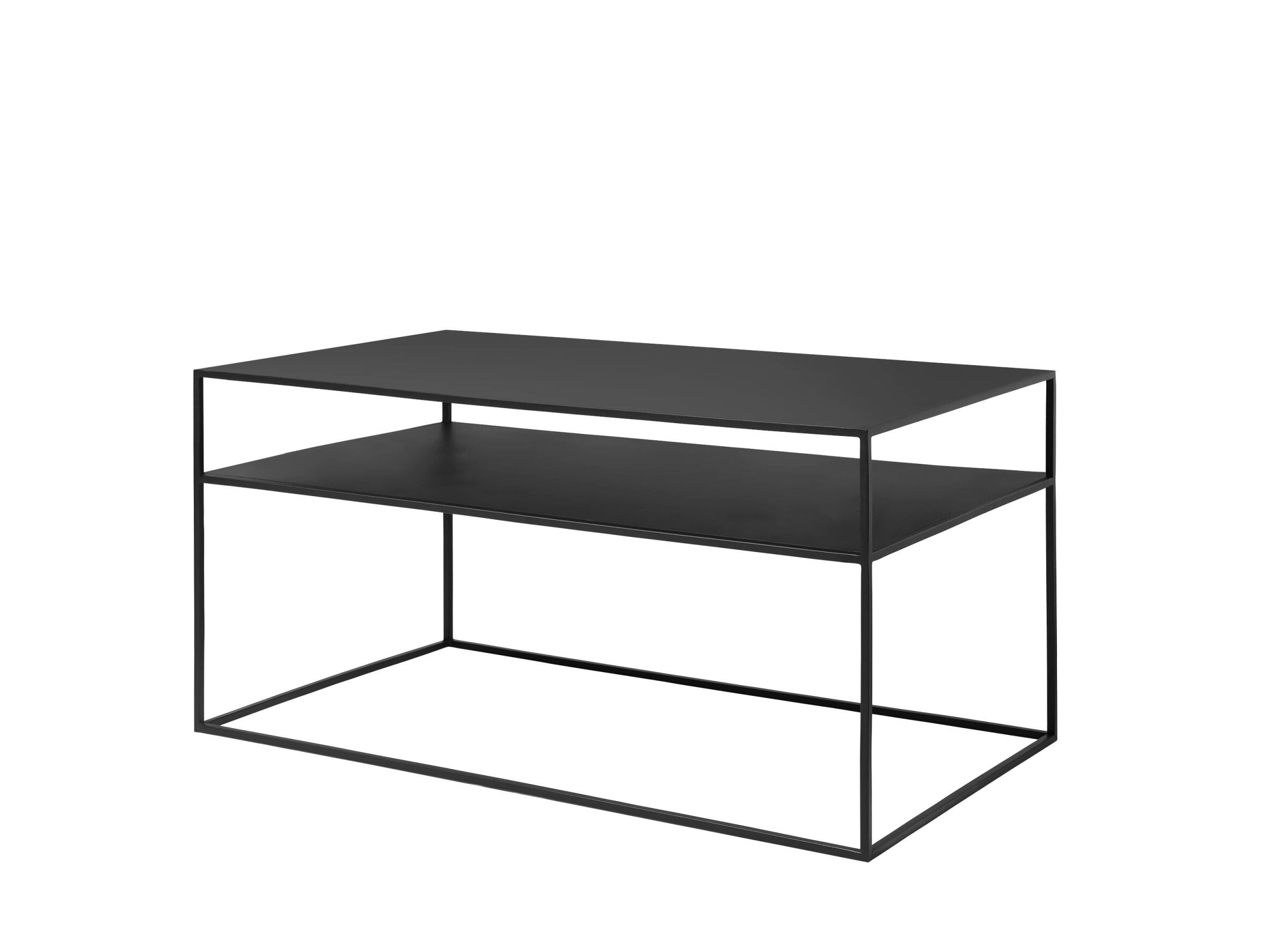 Стальной журнальный столик с порошковым покрытием с отсеком для хранения blomus Fera ARCH-00071107 - Вид №1