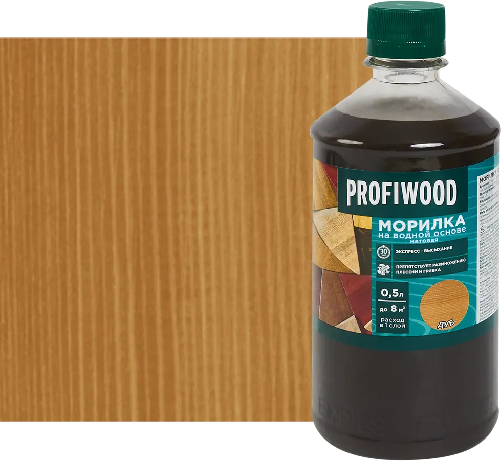 86799011 Морилка Profiwood матовая дуб 0.5 кг STLM-0071787