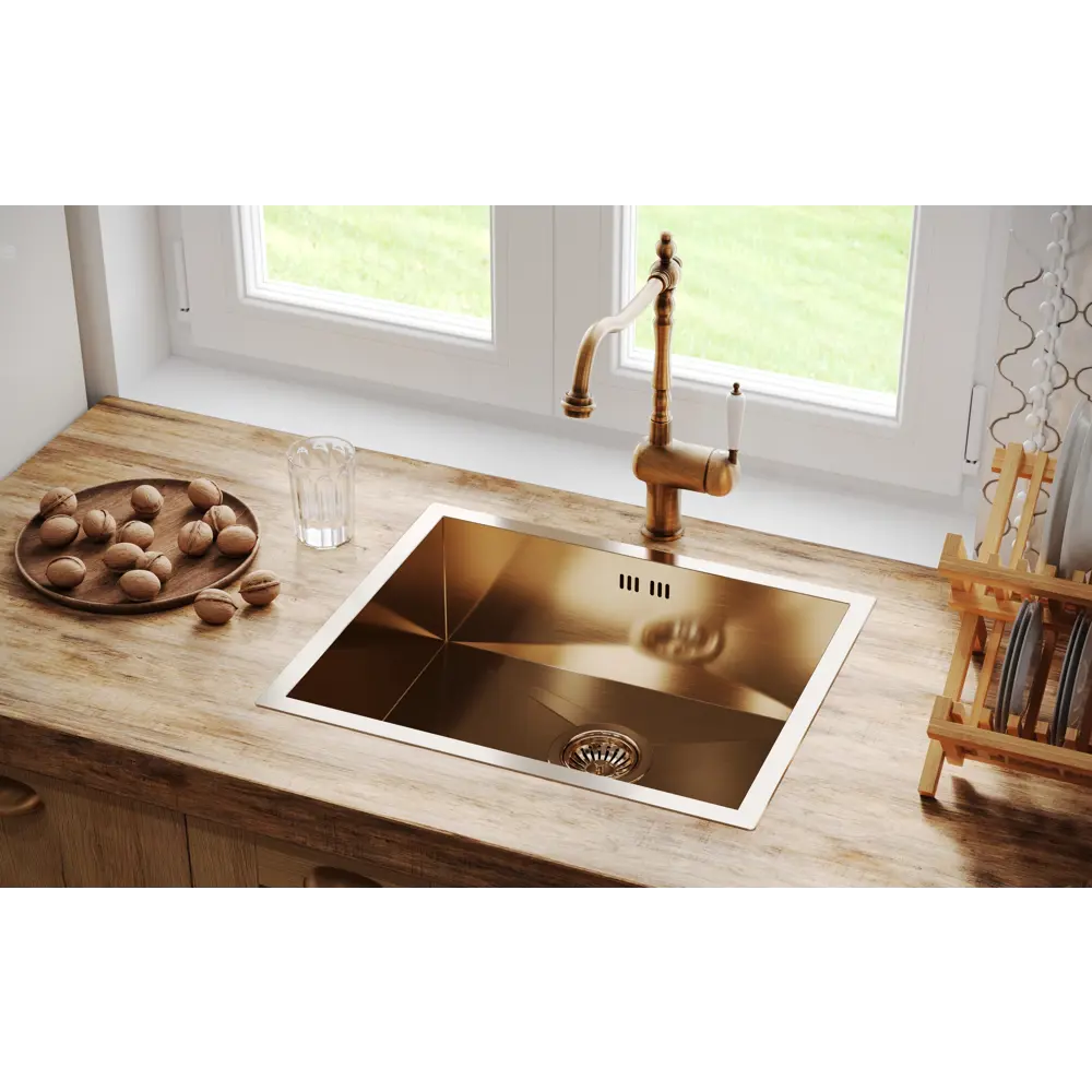 Кухонный смеситель Delinia Sara в бронзовом исполнении 82063095 STLM-0018541 - Вид №11