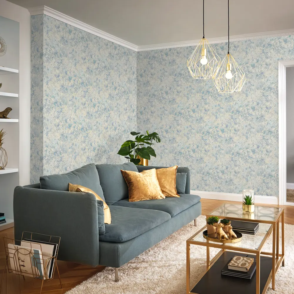 Обои флизелиновые Inspire Carolyn Stella синие 1.06 м 643374 STLM-2022773 - Вид №3