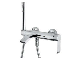 Внешний смеситель для ванны с ручным душем