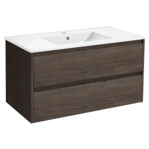 91798967 Тумба с раковиной Vincea Vincea Gio 100 R.Oak VMC-2G100RO,VBS-13100 100 STLM-1326313