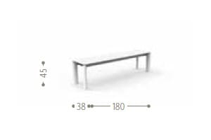 Алюминиевая садовая скамейка Talenti ARCH-00088206 - Вид №5
