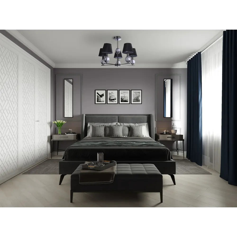 Ковер полиэстер Лавсан Грей 80х150 см цвет серый Amigo STLM-2043370 - Вид №4