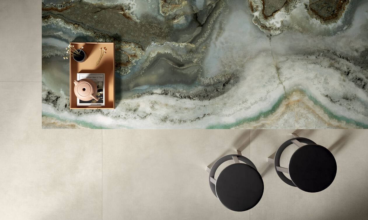 Столешница из керамогранита с мраморным эффектом CERAMICA FONDOVALLE MYTOP ARCH-00053223 - Вид №1