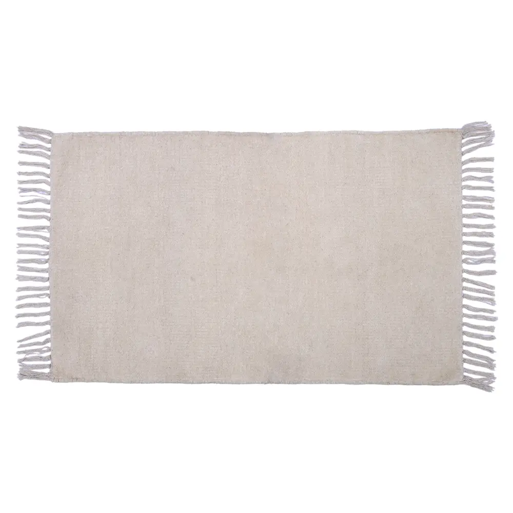 Коврик декоративный KREAFORTA Bareilly 50x80 см хлопок цвет белый STLM-2081448 - Вид №1