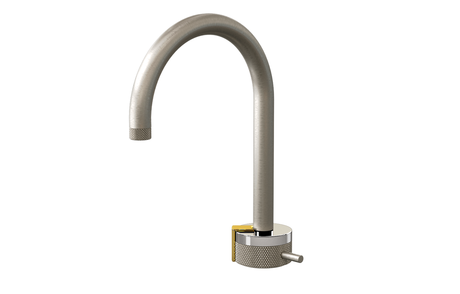 E-11502-R1PC-L2AU-SN Однорычажный прогрессивный смеситель для раковины - излив 16см GRAFF MOD+