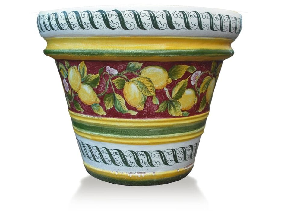 Украшенный терракотовый лимоньер Grandi Maioliche Ficola ARCH-00043385 - Вид №1