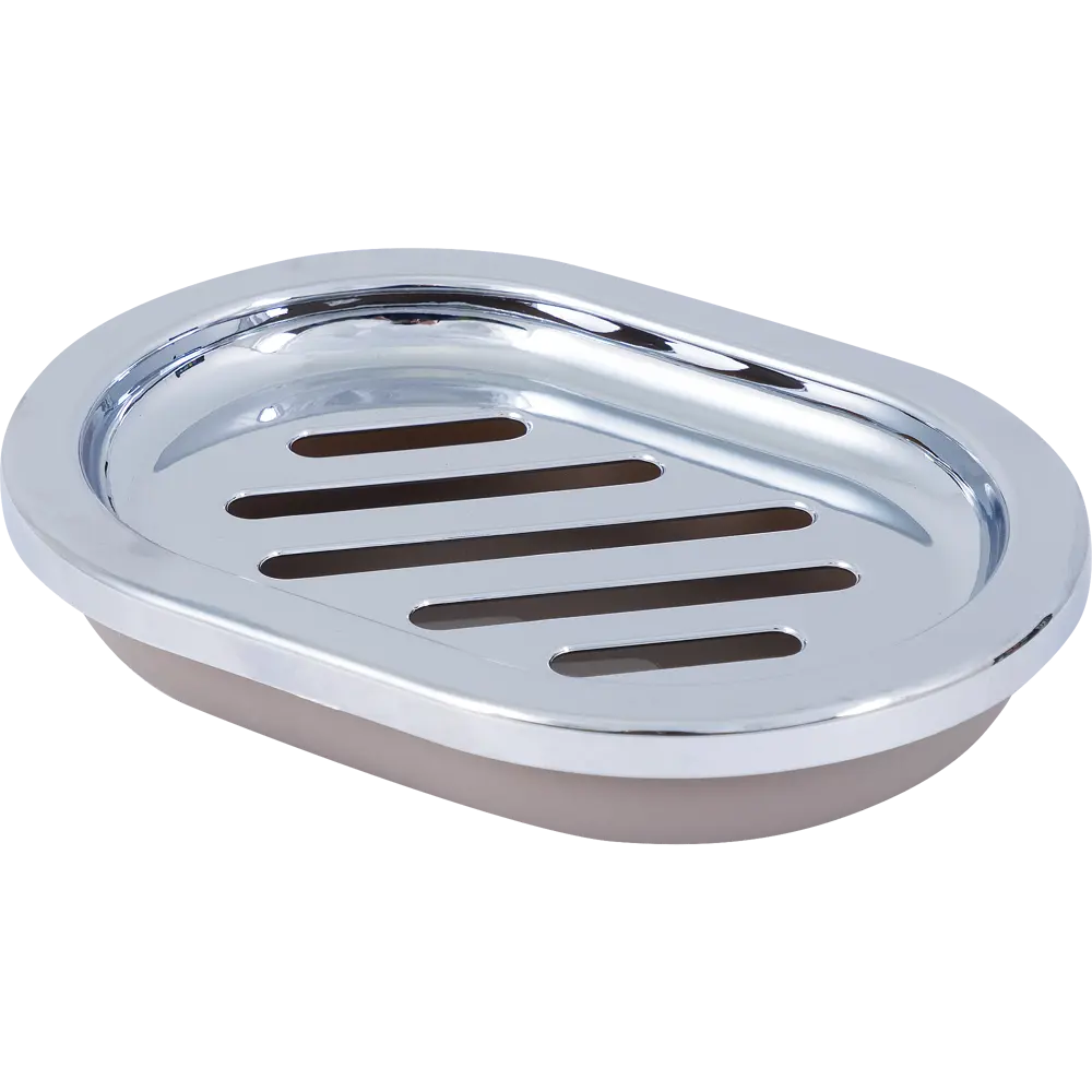 Мыльница настольная «Альма» пластик цвет бежевый АКВАДЕКОР STLM-2168663