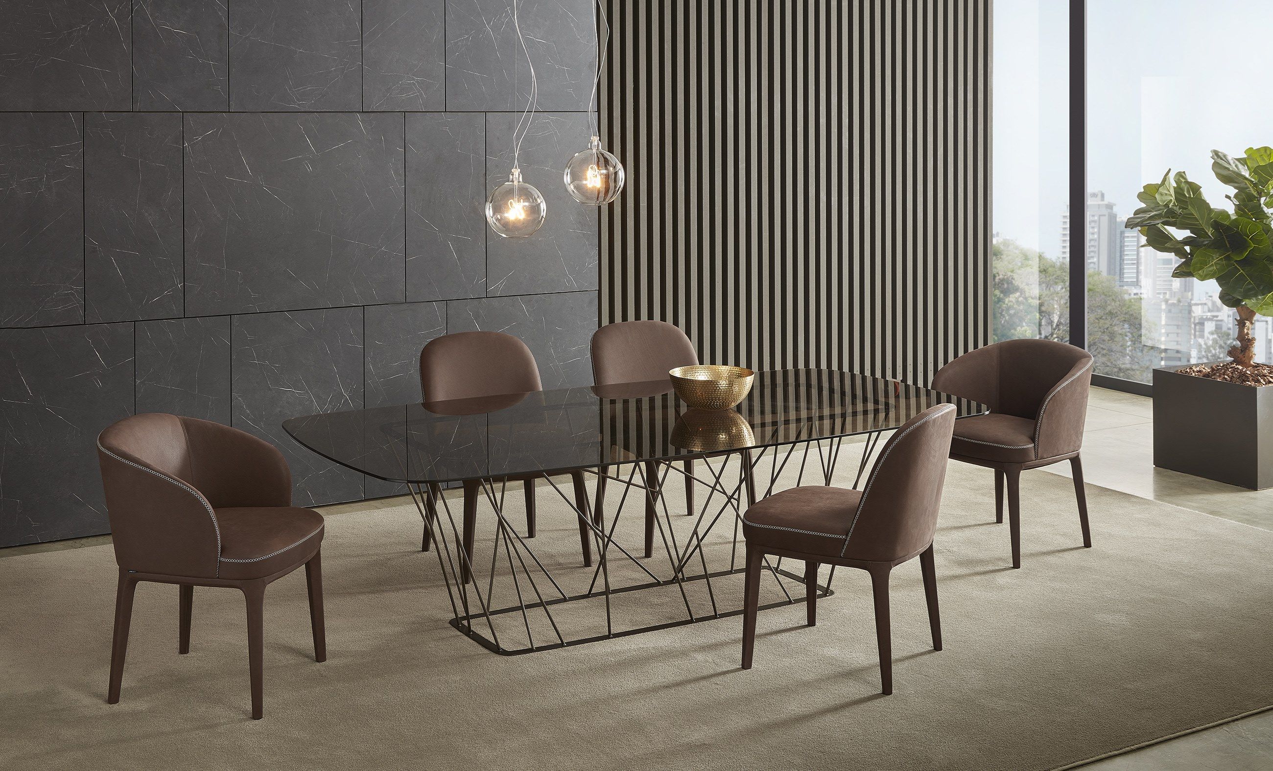 Мраморный прямоугольный стол для гостиной Marelli Twig ARCH-00078818 - Вид №9