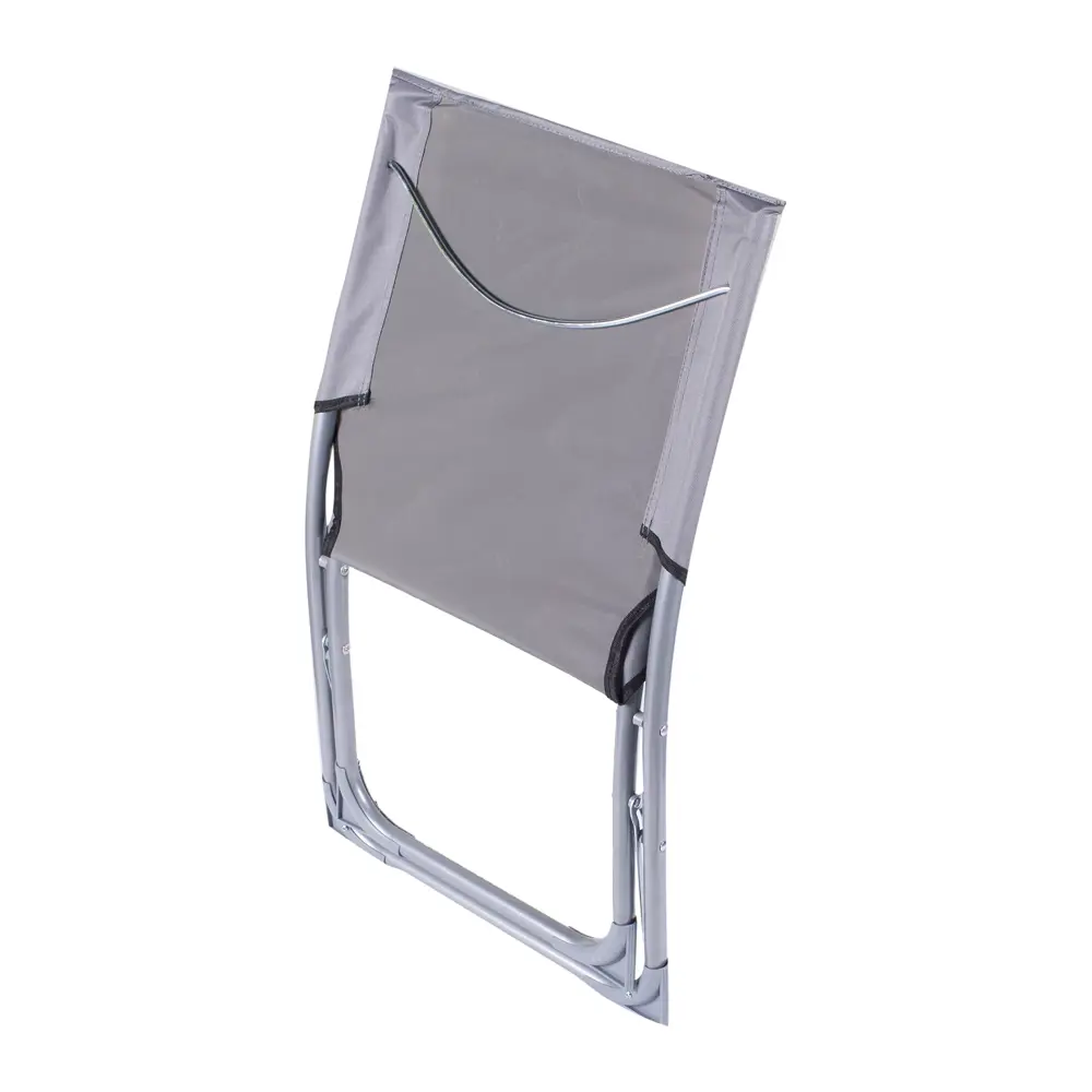 Стул пляжный серый, 400x610x400 мм, металл/ткань Santreyd STLM-2043329 - Вид №1