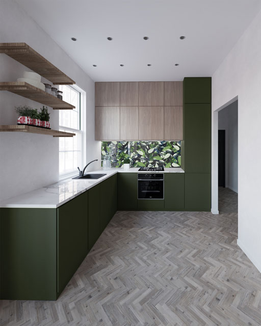 Стеновые панели - Клематис LIGRON LIST133 2210 - Вид №2