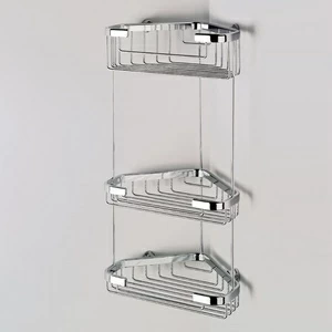 Sonia Полочка-решетка тройная угловая навесная Wire Baskets Хром