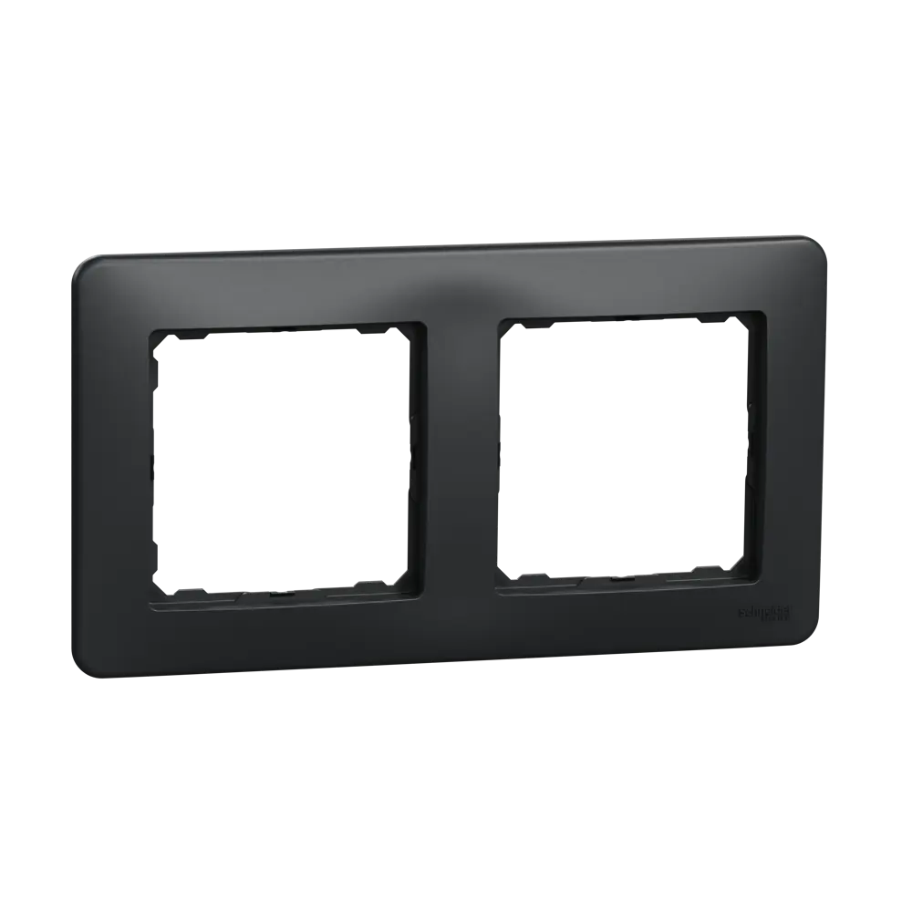 Рамка для розеток и выключателей Schneider Electric Sedna Design 2 поста, цвет антрацит STLM-2165109 - Вид №1