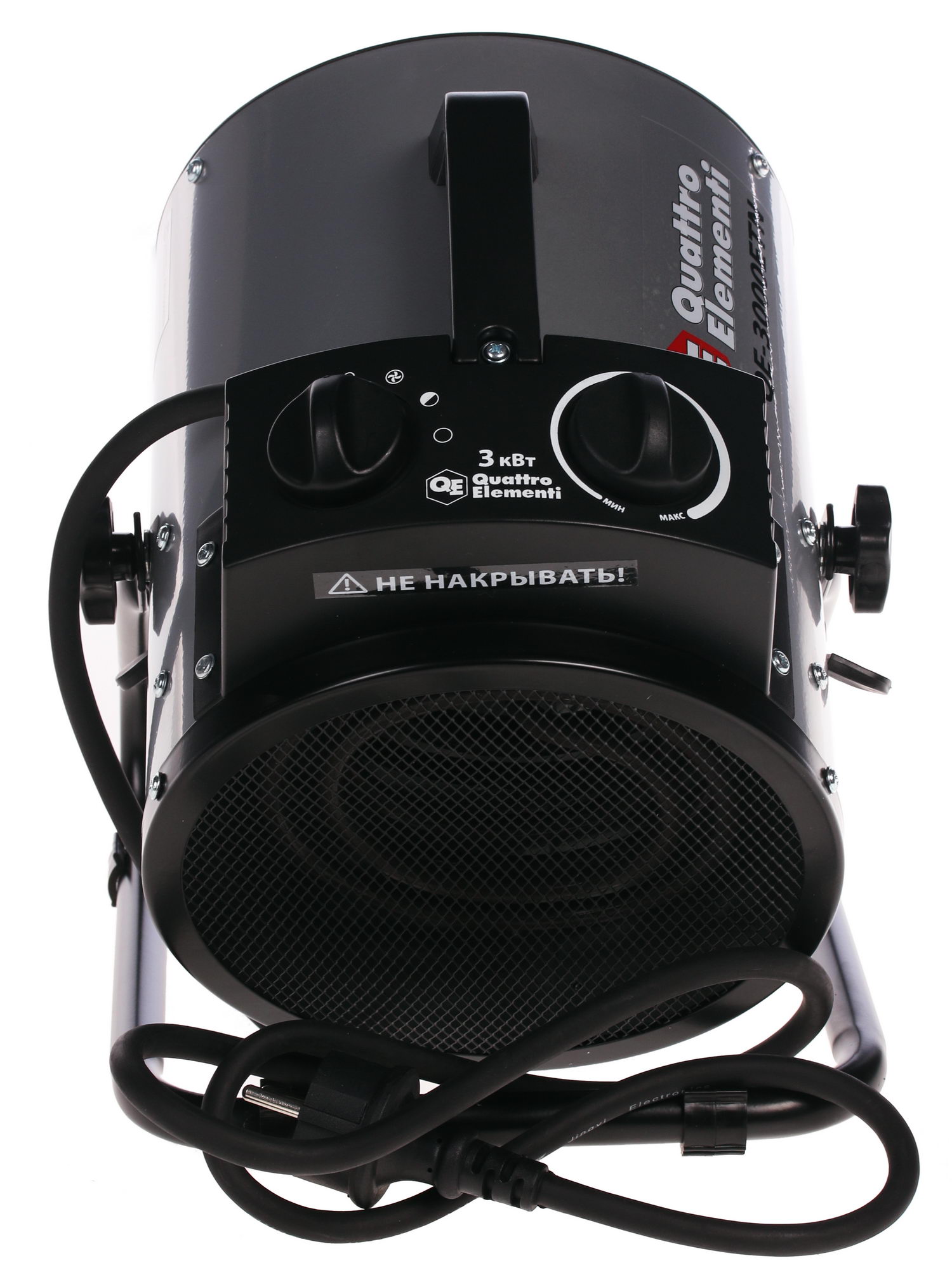 1037083 Тепловая пушка электрическая Quattro Elementi QE-3000 ETN 649-257 STDN-0044022 - Вид №4
