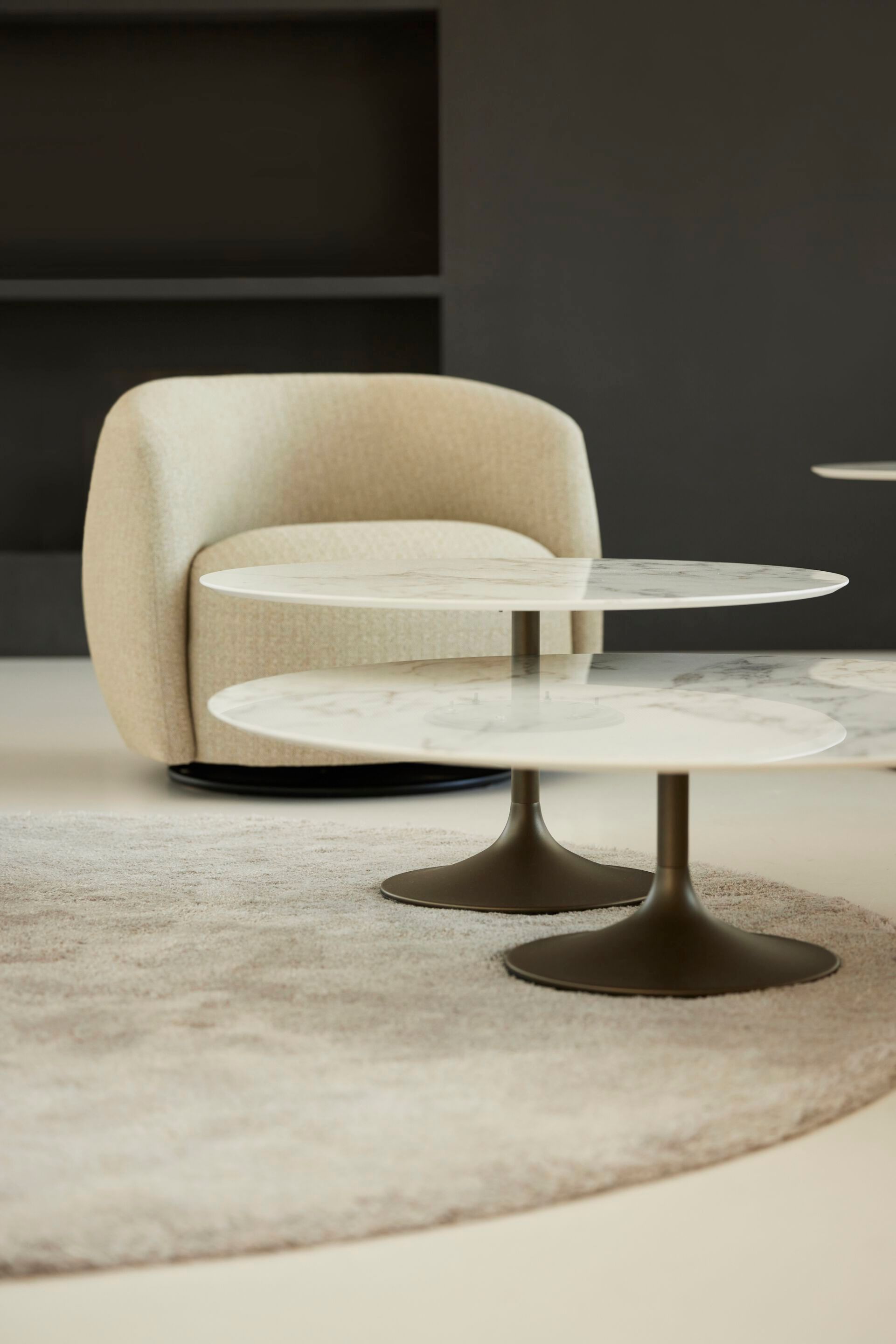 Круглый стол из Ксерамики Joli Central ARCH-00119340 - Вид №1