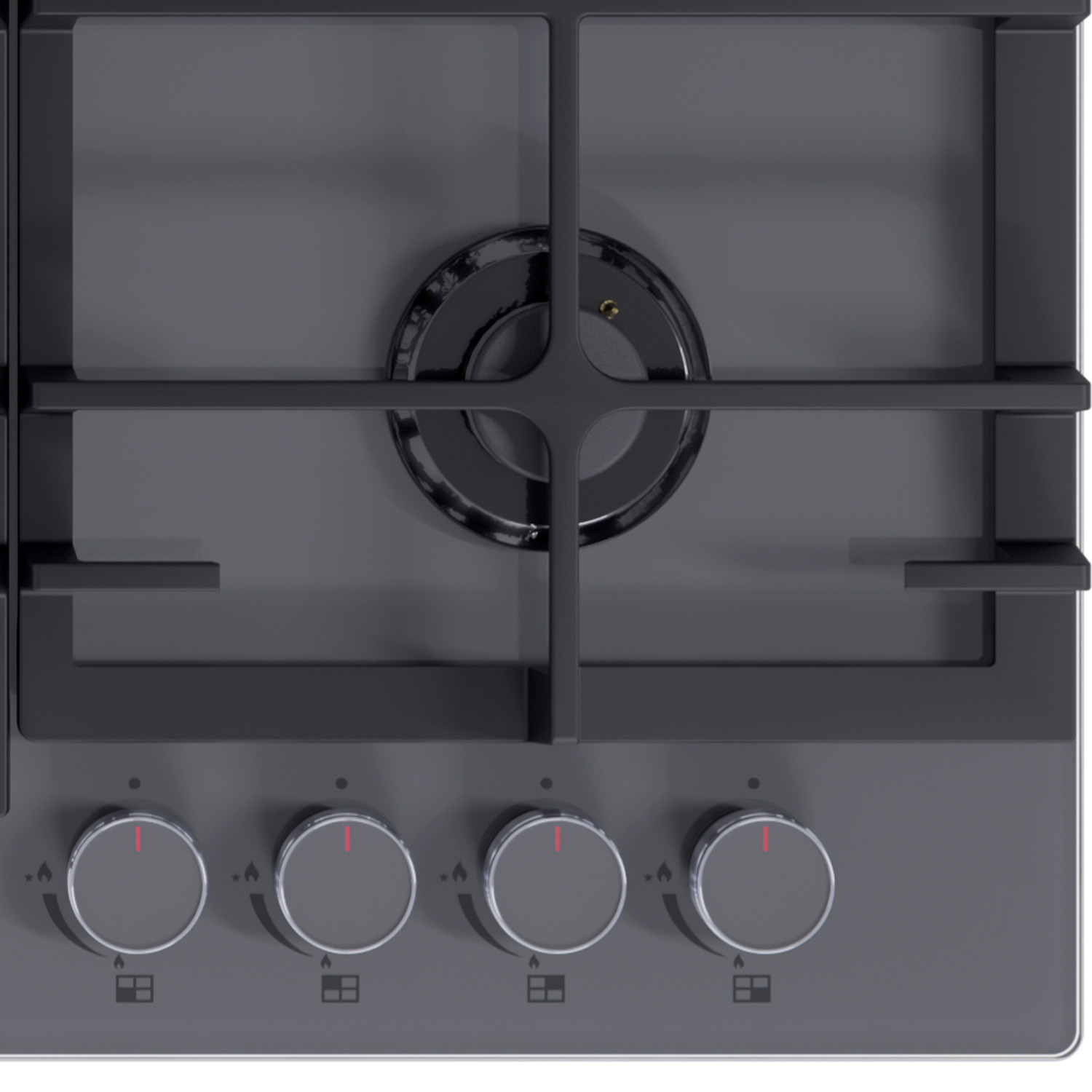 9156738 Газовая варочная поверхность LEX GVG 642A GR STDN-0017557 - Вид №6