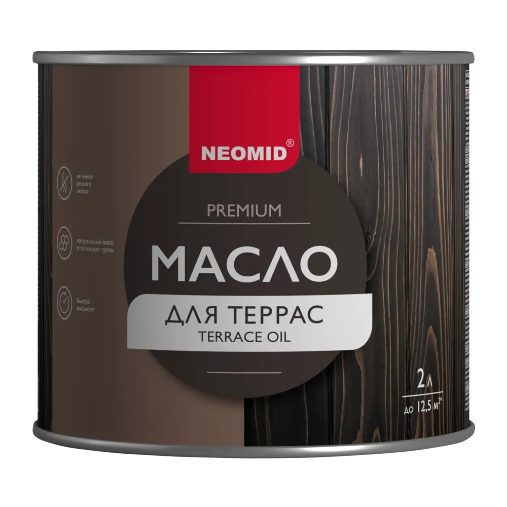 Масло для террас Neomid Premium цвет орех 2 л STLM-2005246 - Вид №1