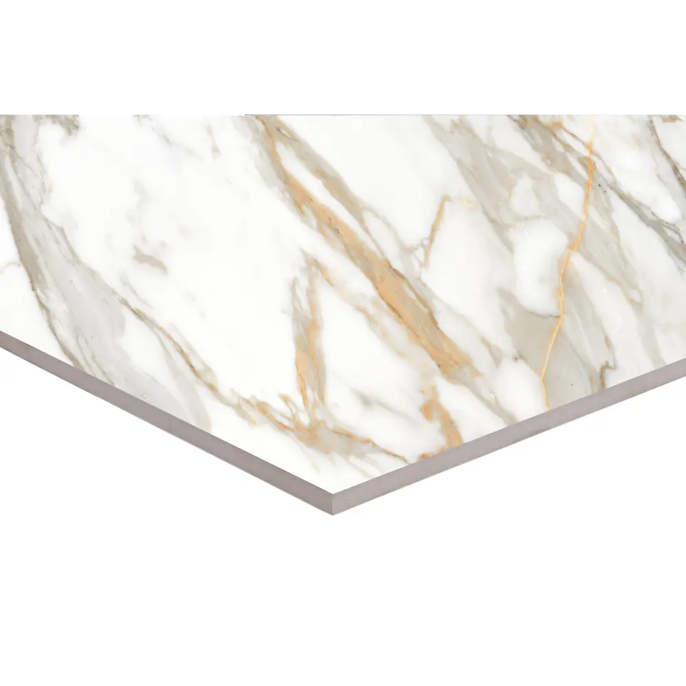 Керамогранит Arcadia Ceramica Calacatta Oro 60x120 см 1.44 м² глянцевый цвет белый STLM-2013416 - Вид №3