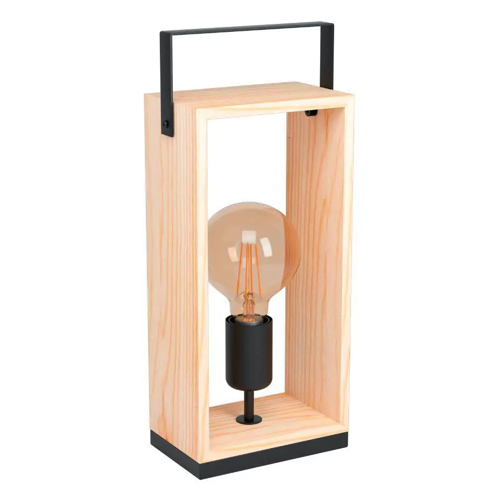 Лампа настольная Eglo Famborough 1x40 Вт, цвет черный-коричневый STLM-2203773 - Вид №3